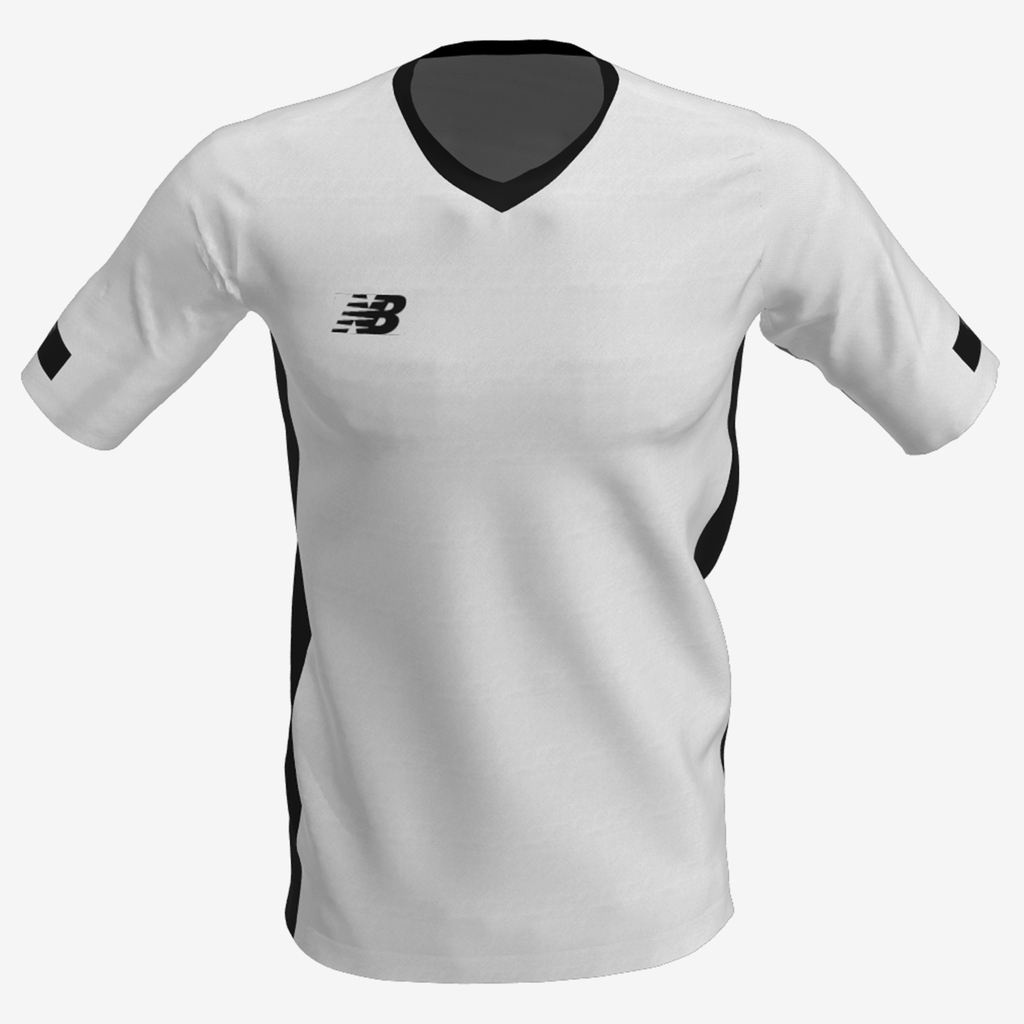New Balance TW Game Kit SS Jersey JNR in WEISS