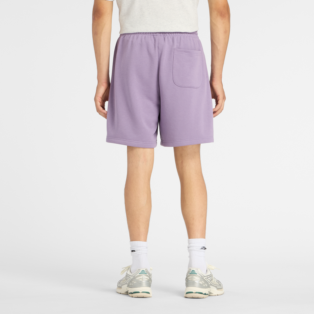 New Balance Sport Essentials French Terry Short 7 Inch in VIOLETT