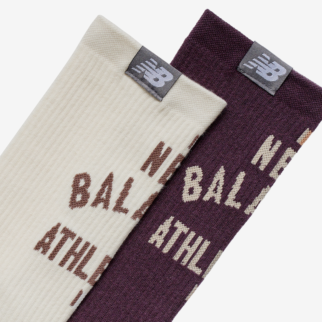 New Balance Lifestyle Midcalf Socks 2 Pack in MEHRFARBIG