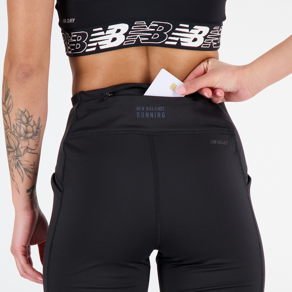 New Balance W Impact Run Heat Tight in SCHWARZ