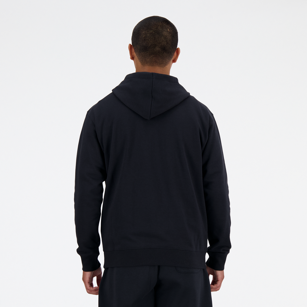 New Balance Sport Essentials Small Logo French Terry Hoodie in SCHWARZ