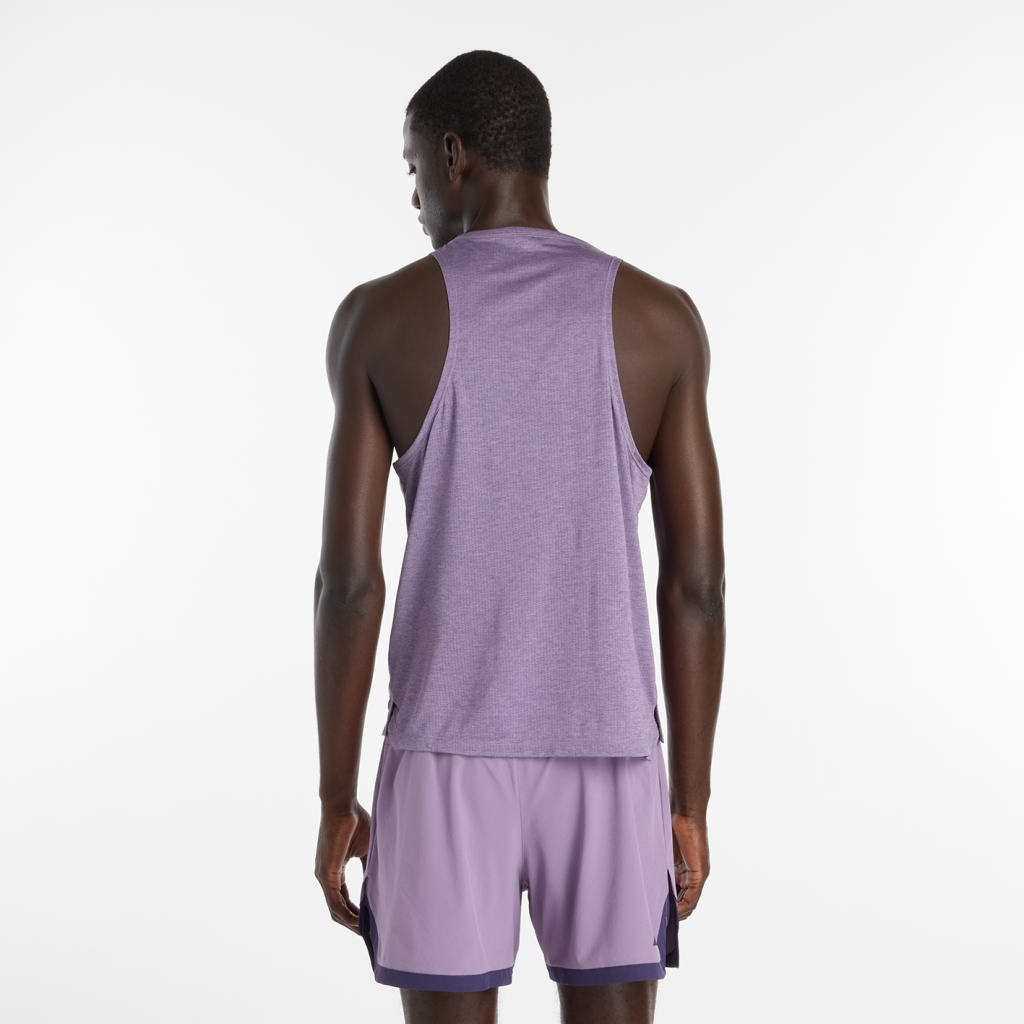 New Balance NB Athletics Run Singlet in VIOLETT