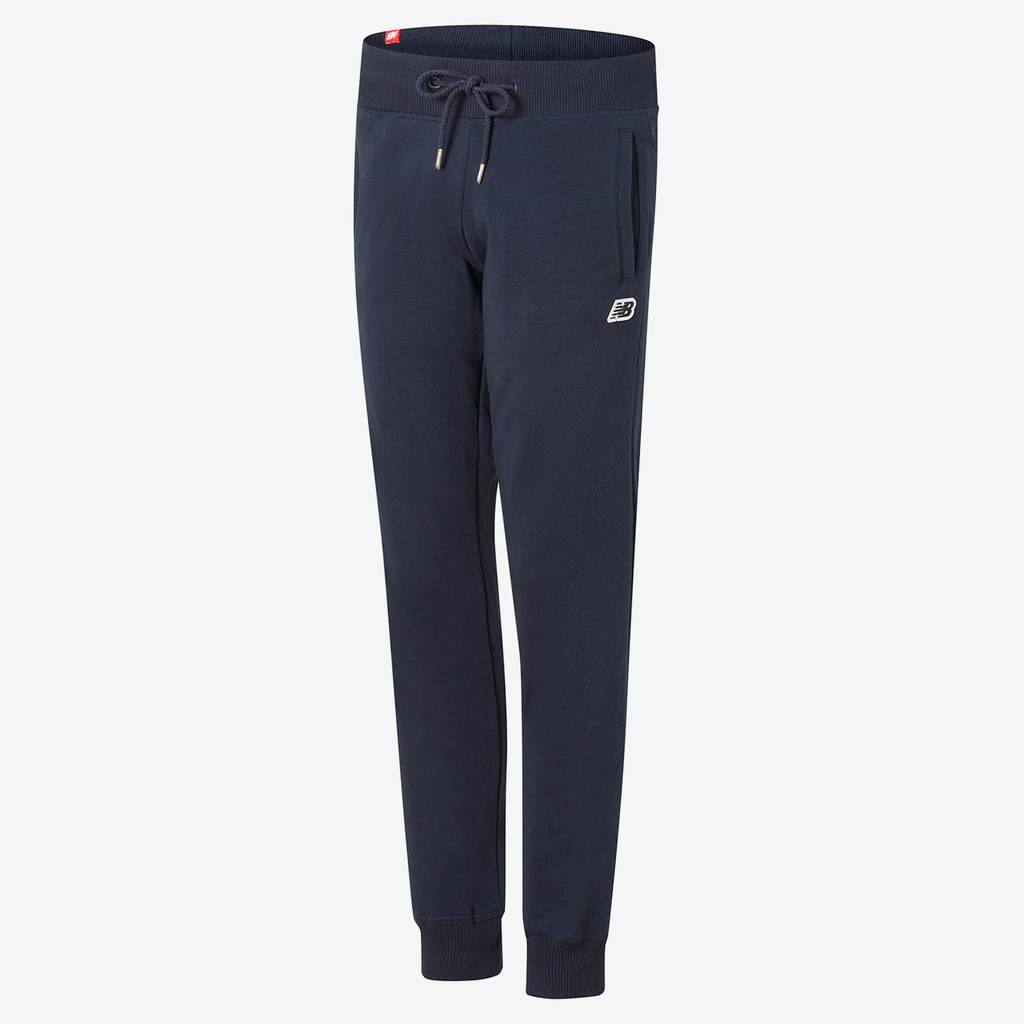 New Balance W NB Small Logo Pants in BLAU