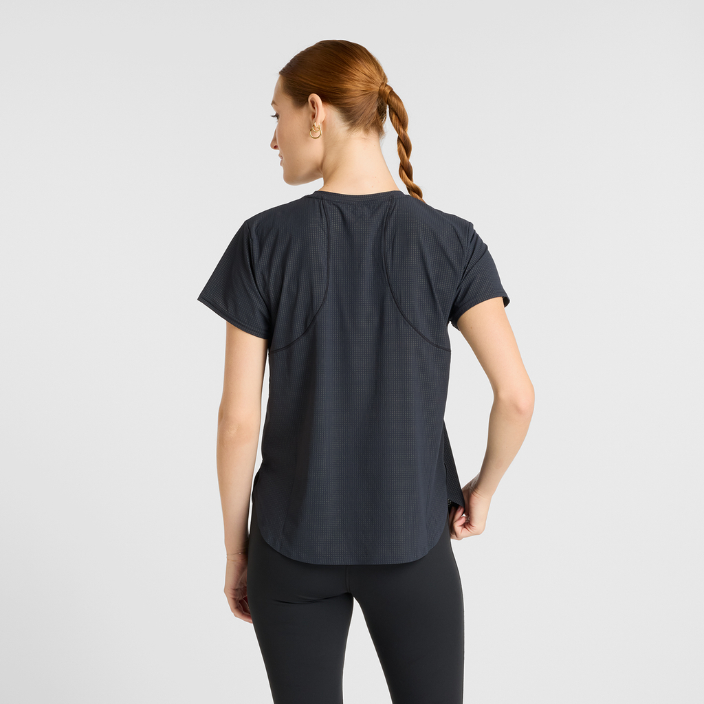 New Balance W Race Day Ultra Light T-Shirt in SCHWARZ