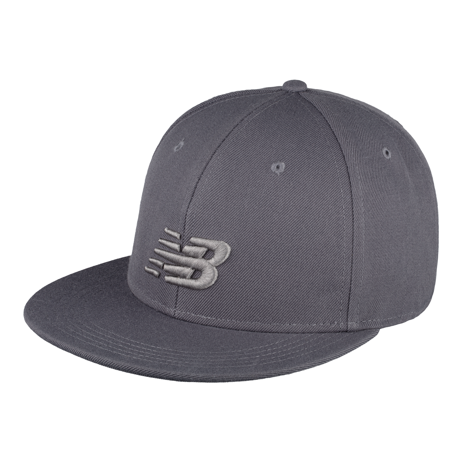New Balance 6 Panel Flat Brim in GRAU
