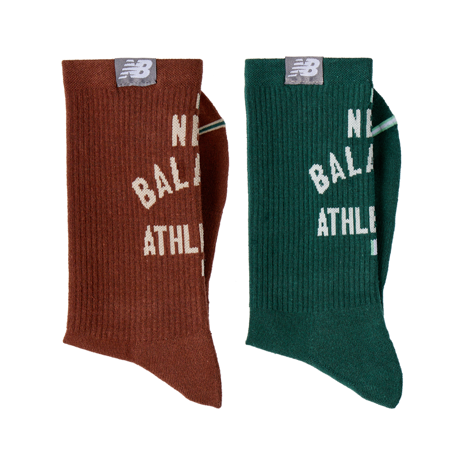New Balance Lifestyle Midcalf Socks 2 Pack in MEHRFARBIG