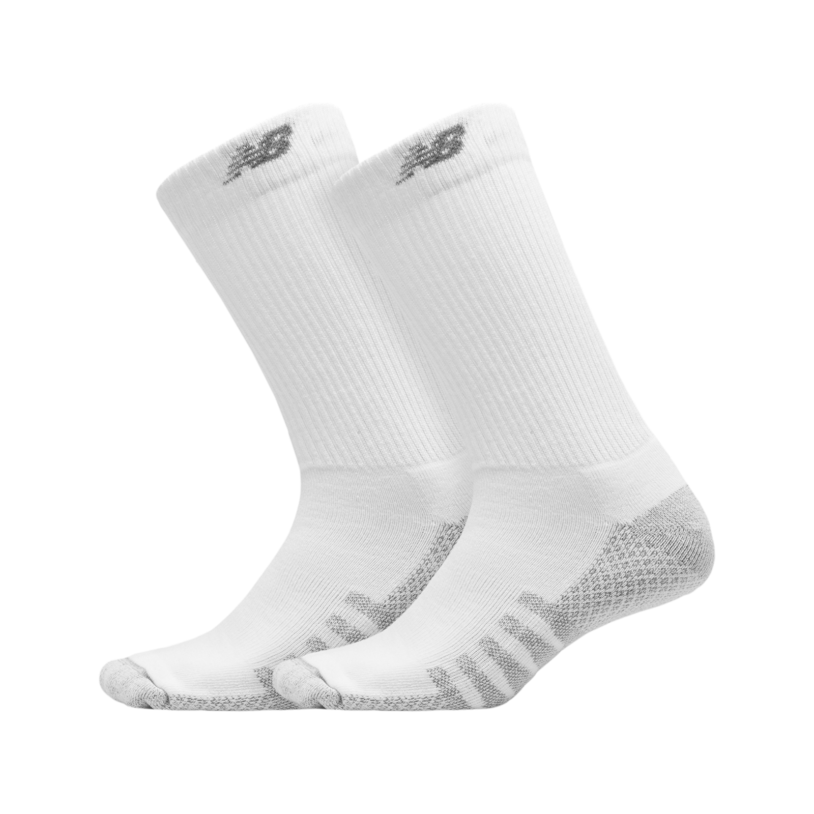 New Balance Coolmax Crew Socks 2 Pack in WEISS