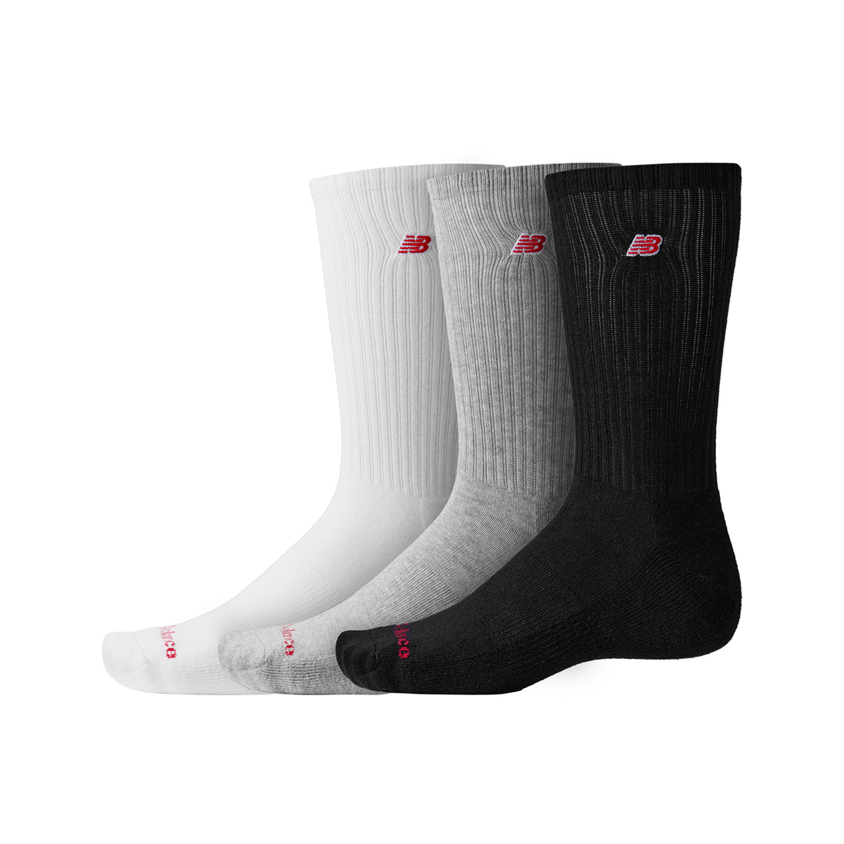 New Balance Patch Logo Crew 3 Pack in MEHRFARBIG