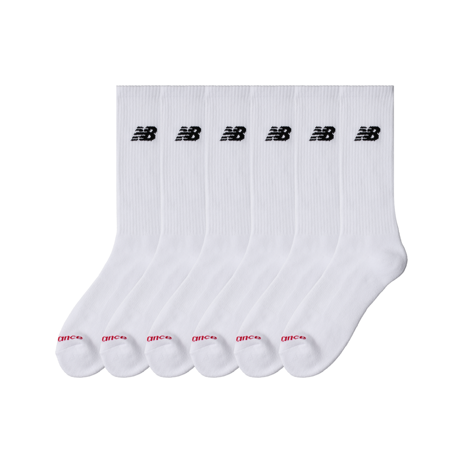 New Balance NB Everyday Crew 6 Pairs in WEISS