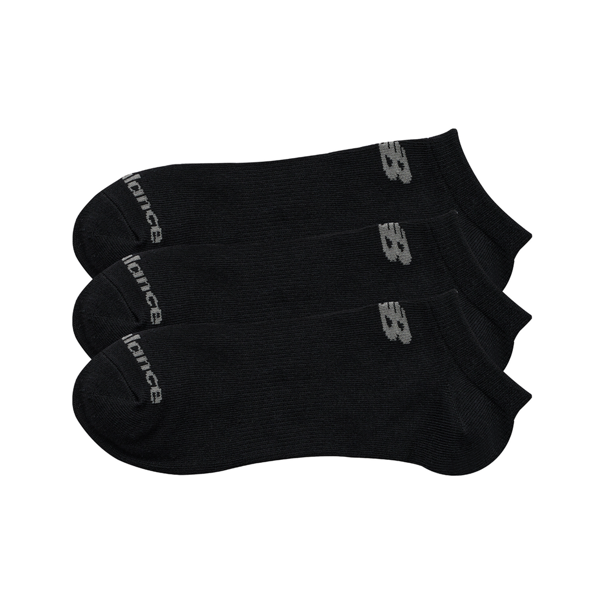 New Balance Performance Basic No Show 3 Pack in SCHWARZ