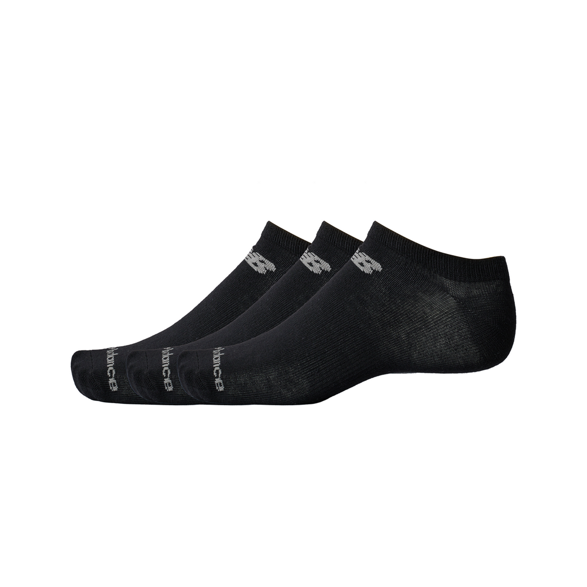 New Balance Performance Basic No Show 3 Pack in SCHWARZ