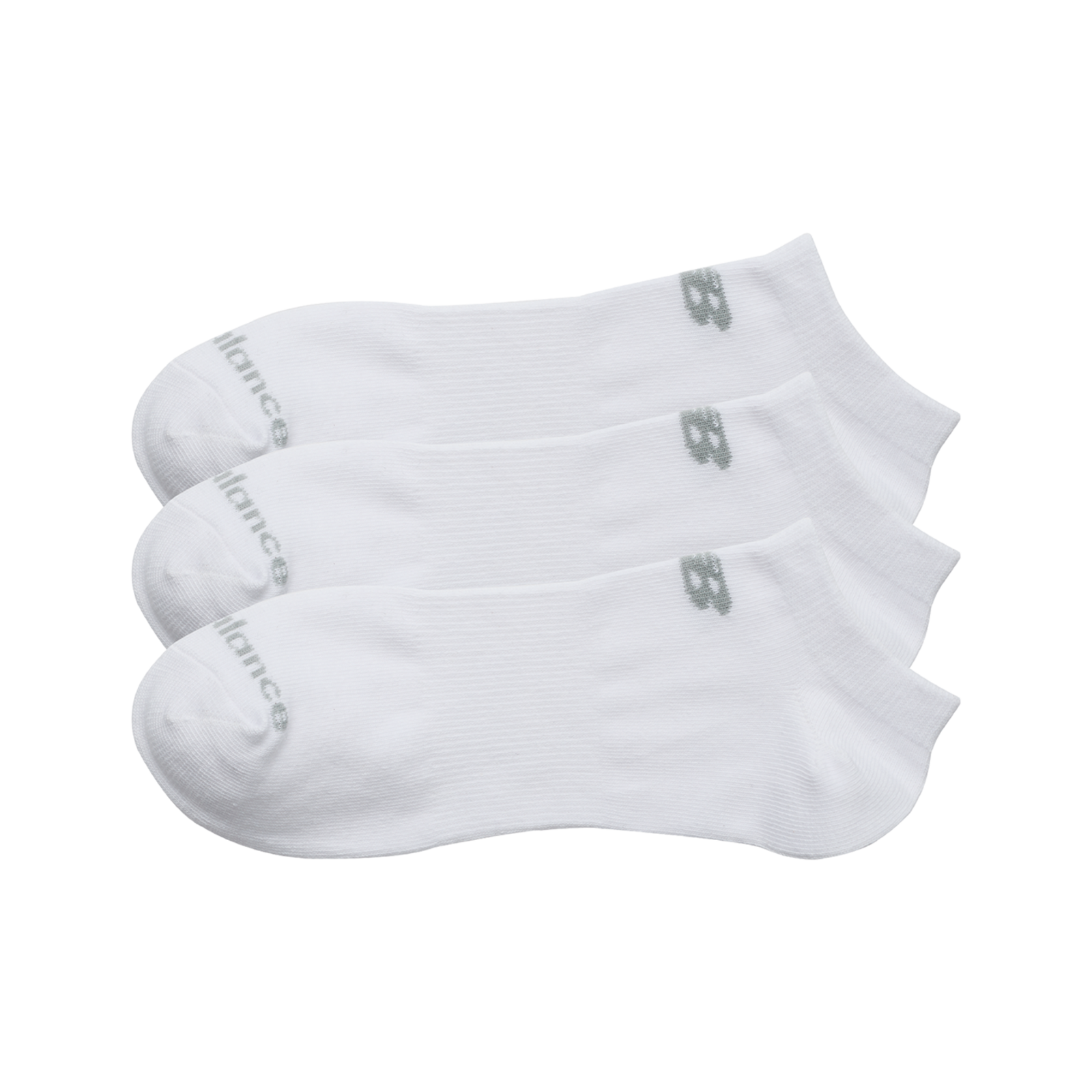 New Balance Performance Basic No Show 3 Pack in WEISS