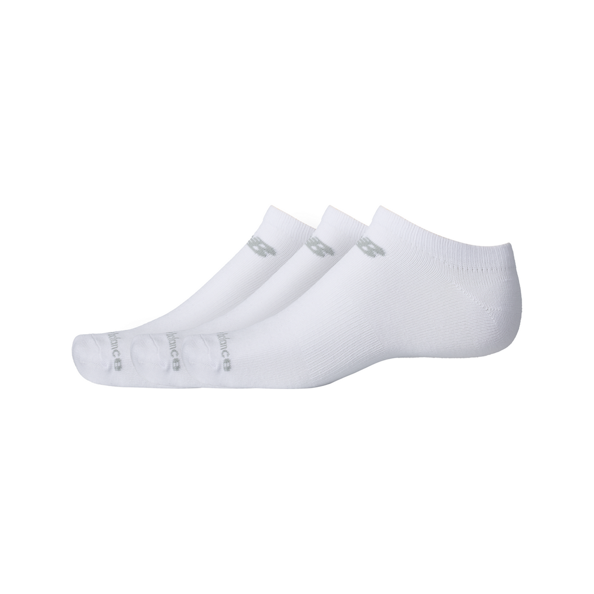 New Balance Performance Basic No Show 3 Pack in WEISS