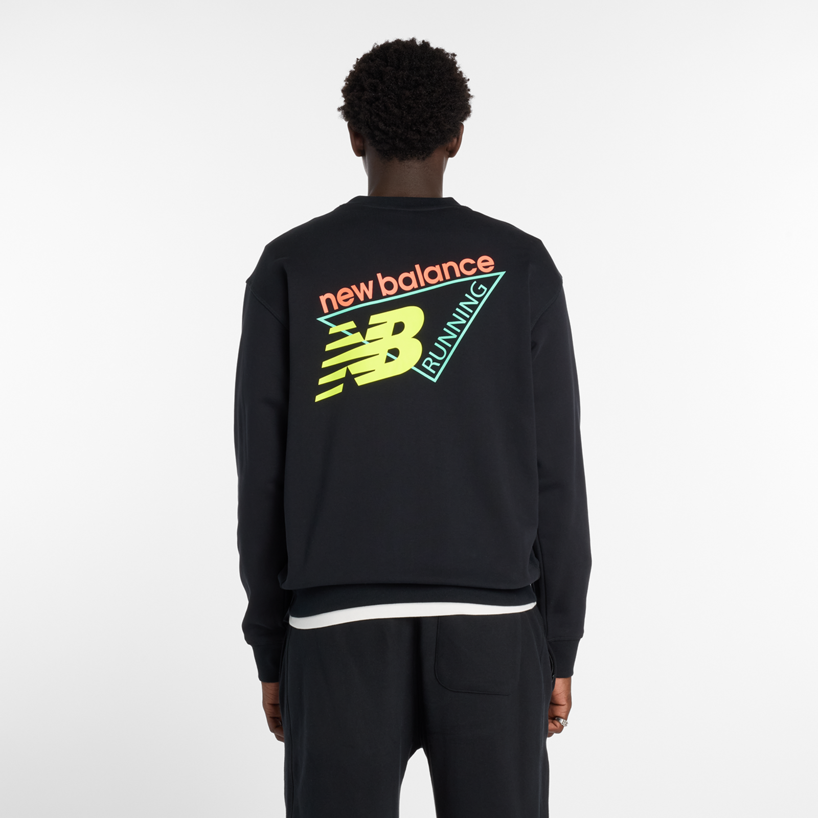 New Balance Classic Tri-Logo French Terry Crew in