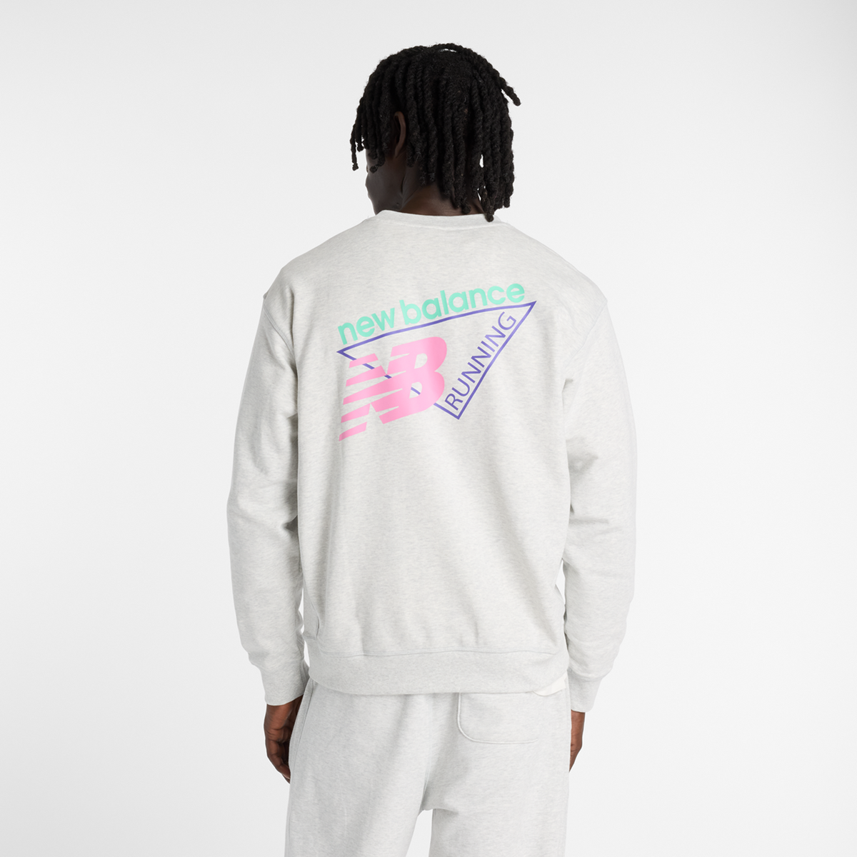 New Balance Classic Tri-Logo French Terry Crew in