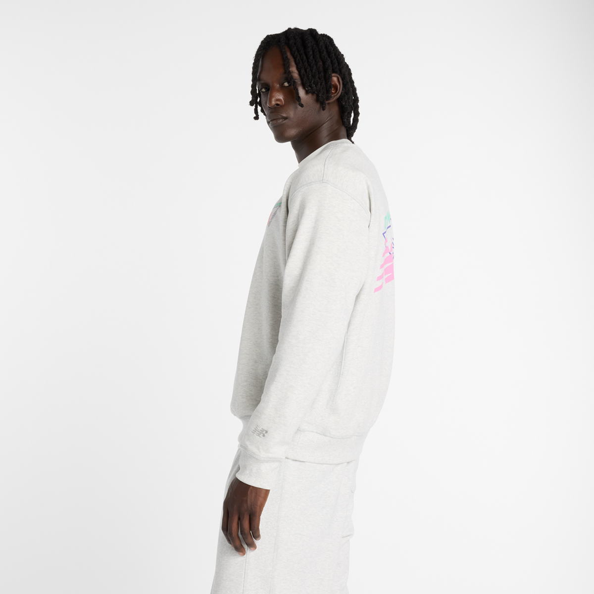 New Balance Classic Tri-Logo French Terry Crew in