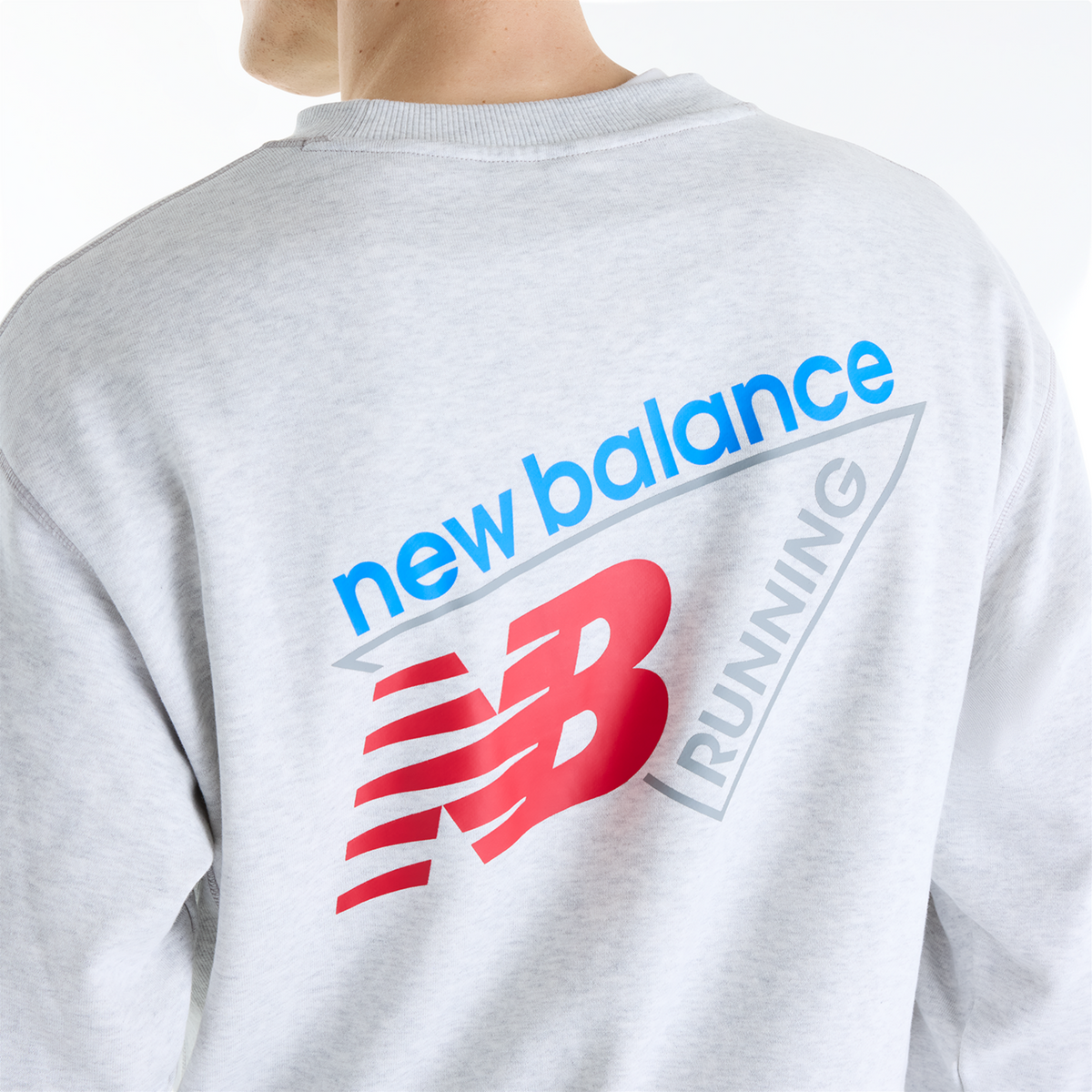 New Balance Classic Tri-Logo French Terry Crew in