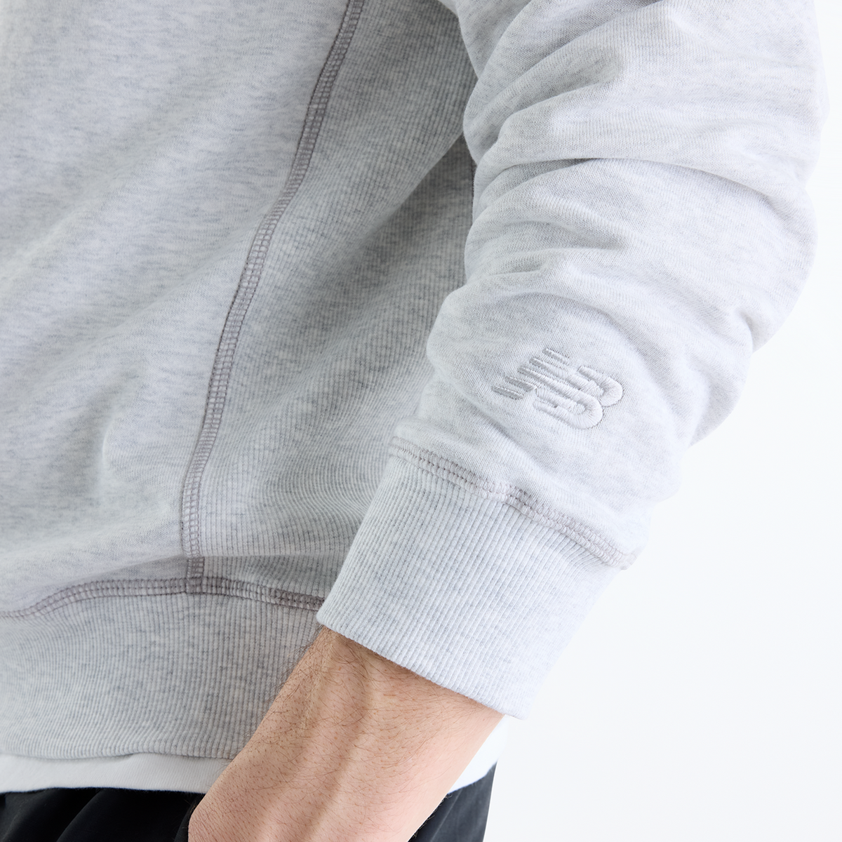 New Balance Classic Tri-Logo French Terry Crew in
