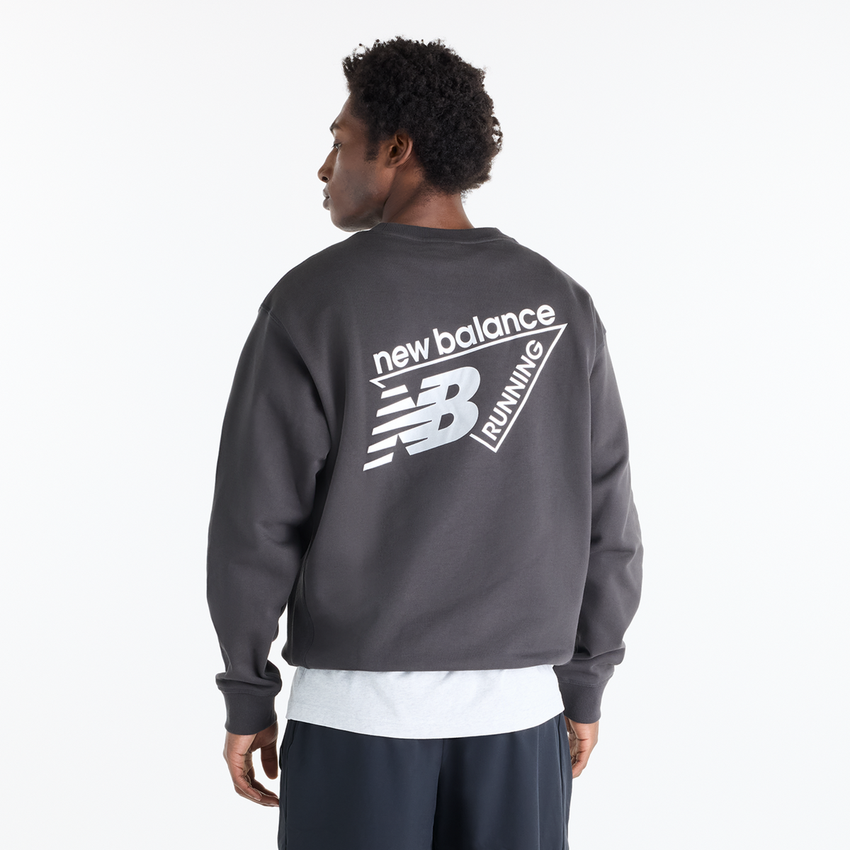 New Balance Classic Tri-Logo French Terry Crew in