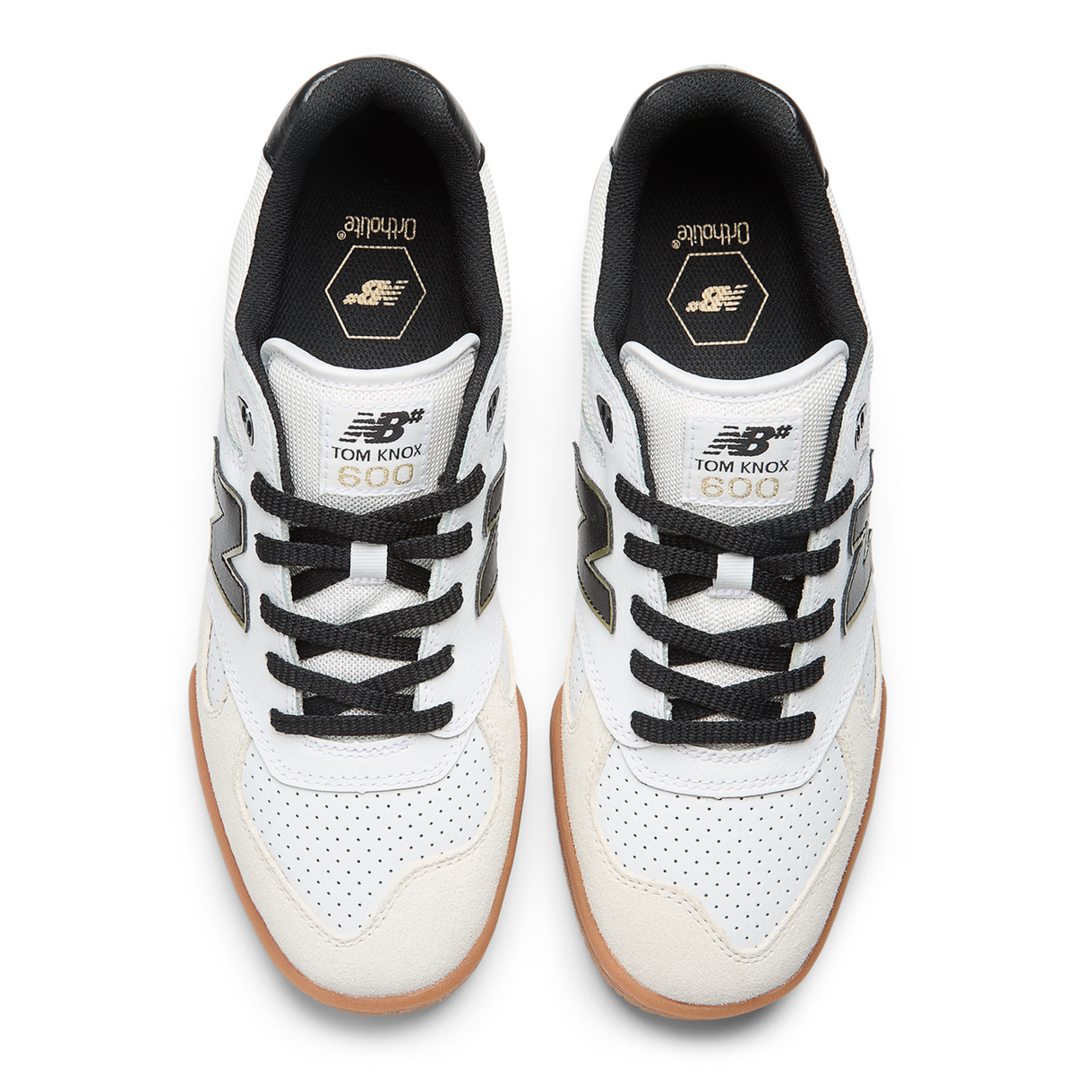 New Balance M Numeric 600 Tom Knox Skateboardschuhe in WEISS