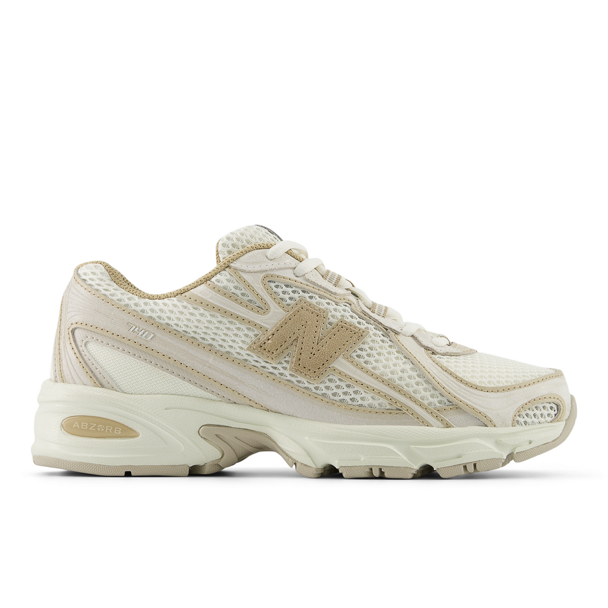 New Balance U 740 Suede Freizeitschuhe in BEIGE