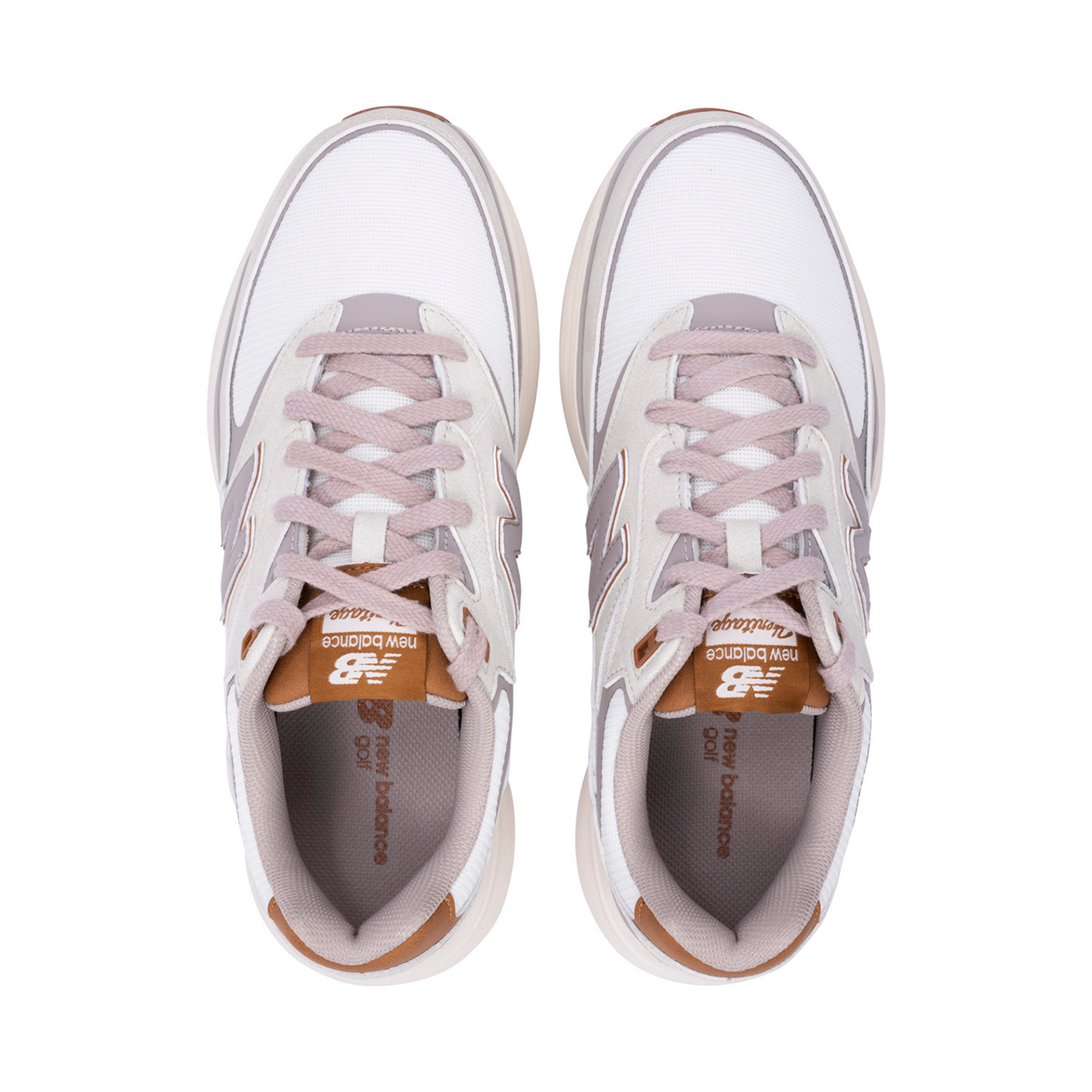 New Balance M 100 Heritage SL Golf Golfschuhe ohne Spikes in BEIGE