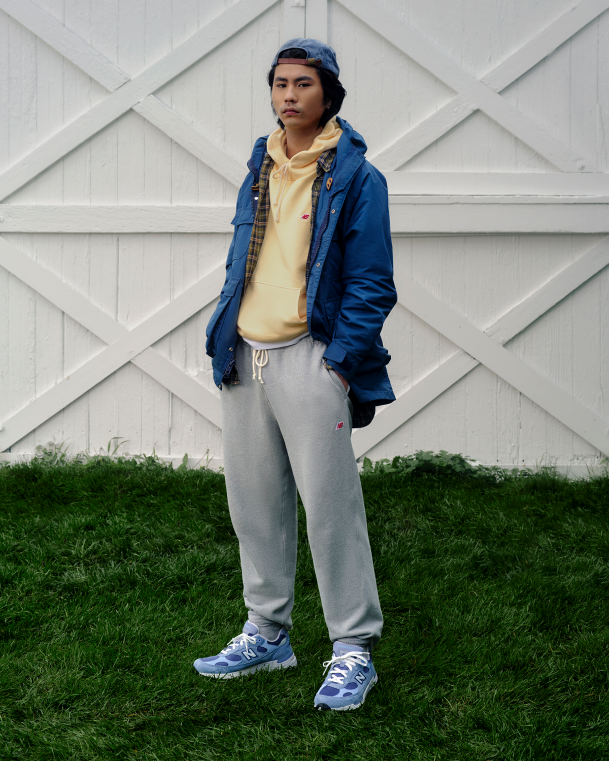 New Balance U 992 Made in USA in BLAU