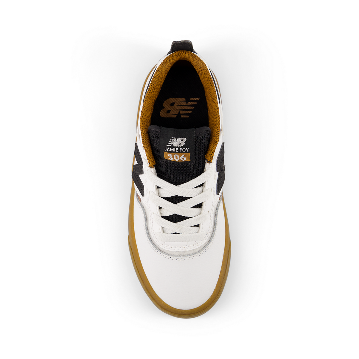 New Balance Y Numeric 306 Kids Skateboardschuhe in WEISS