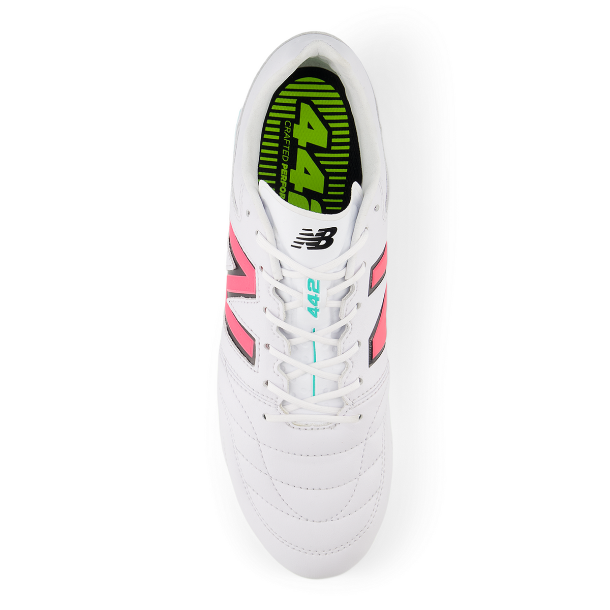 New Balance M 442 Pro FG Colorful Nockenschuhe in WEISS
