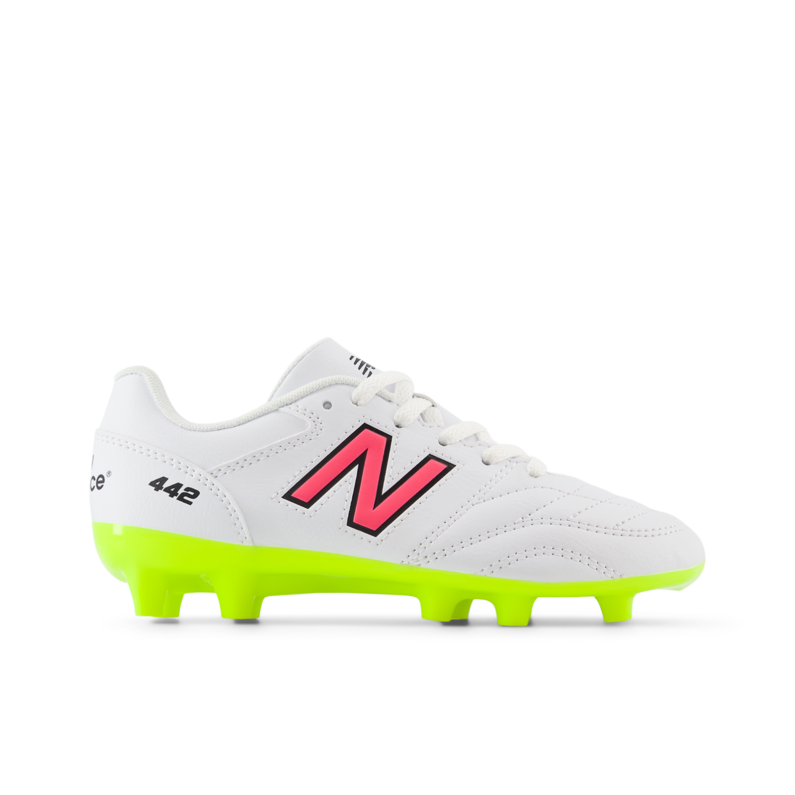 New Balance P Furon Academy FG Jnr Colorful Nockenschuhe in WEISS