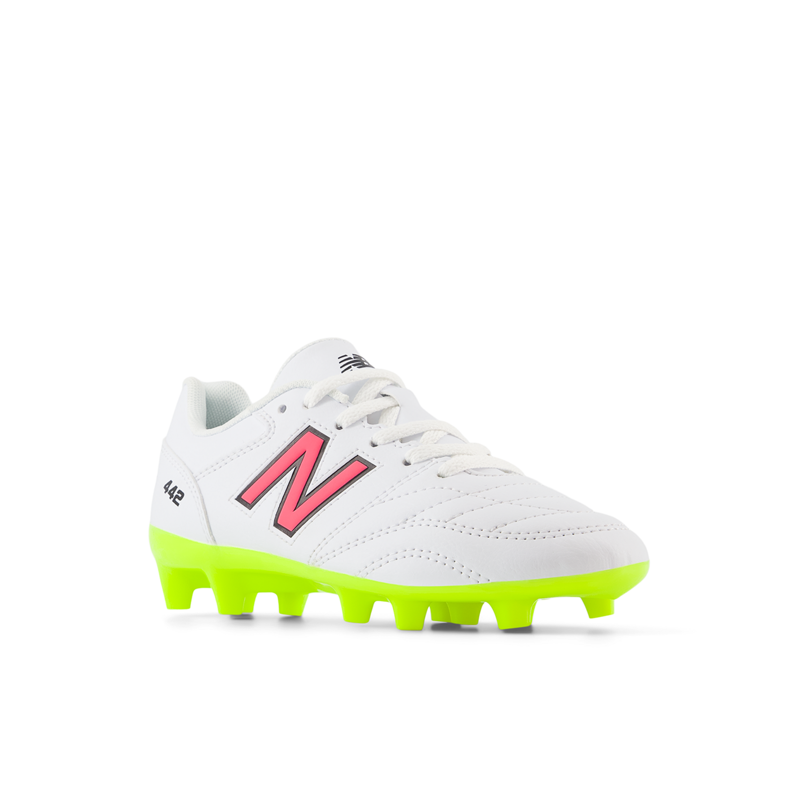 New Balance P Furon Academy FG Jnr Colorful Nockenschuhe in WEISS