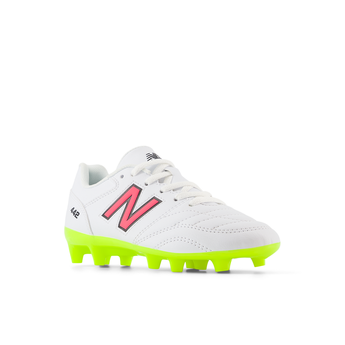 New Balance P Furon Academy FG Jnr Colorful Nockenschuhe in WEISS