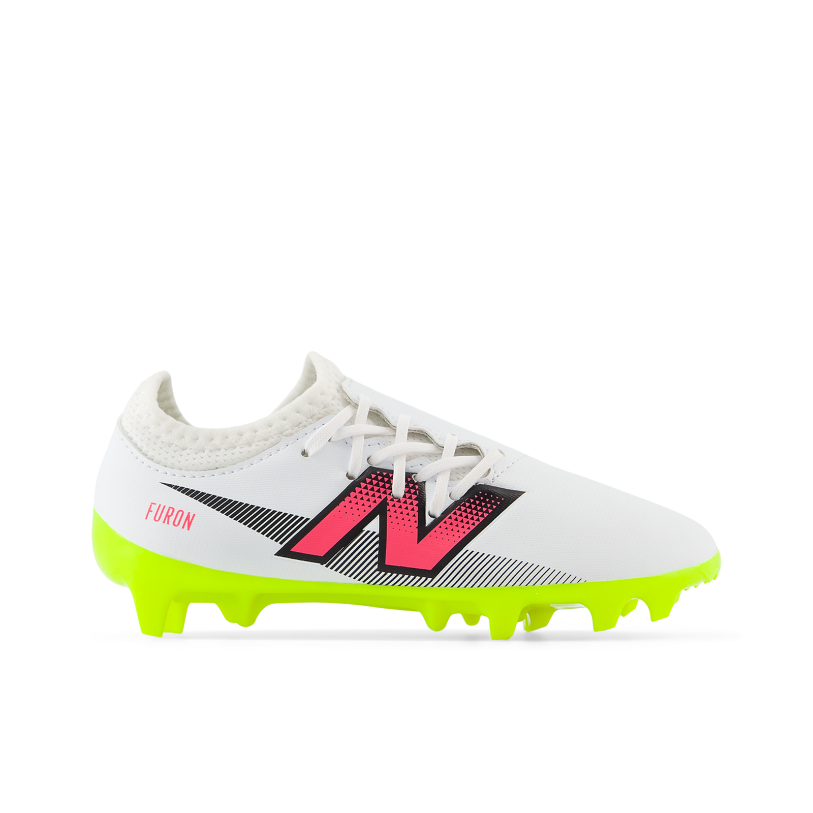 New Balance P Furon Dispatch FG Jnr Colorful Nockenschuhe in WEISS