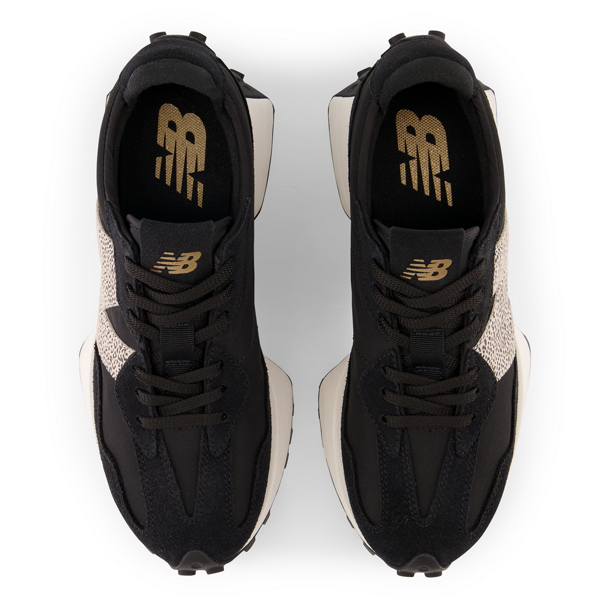 New Balance W 327 Animal Print Freizeitschuhe in SCHWARZ
