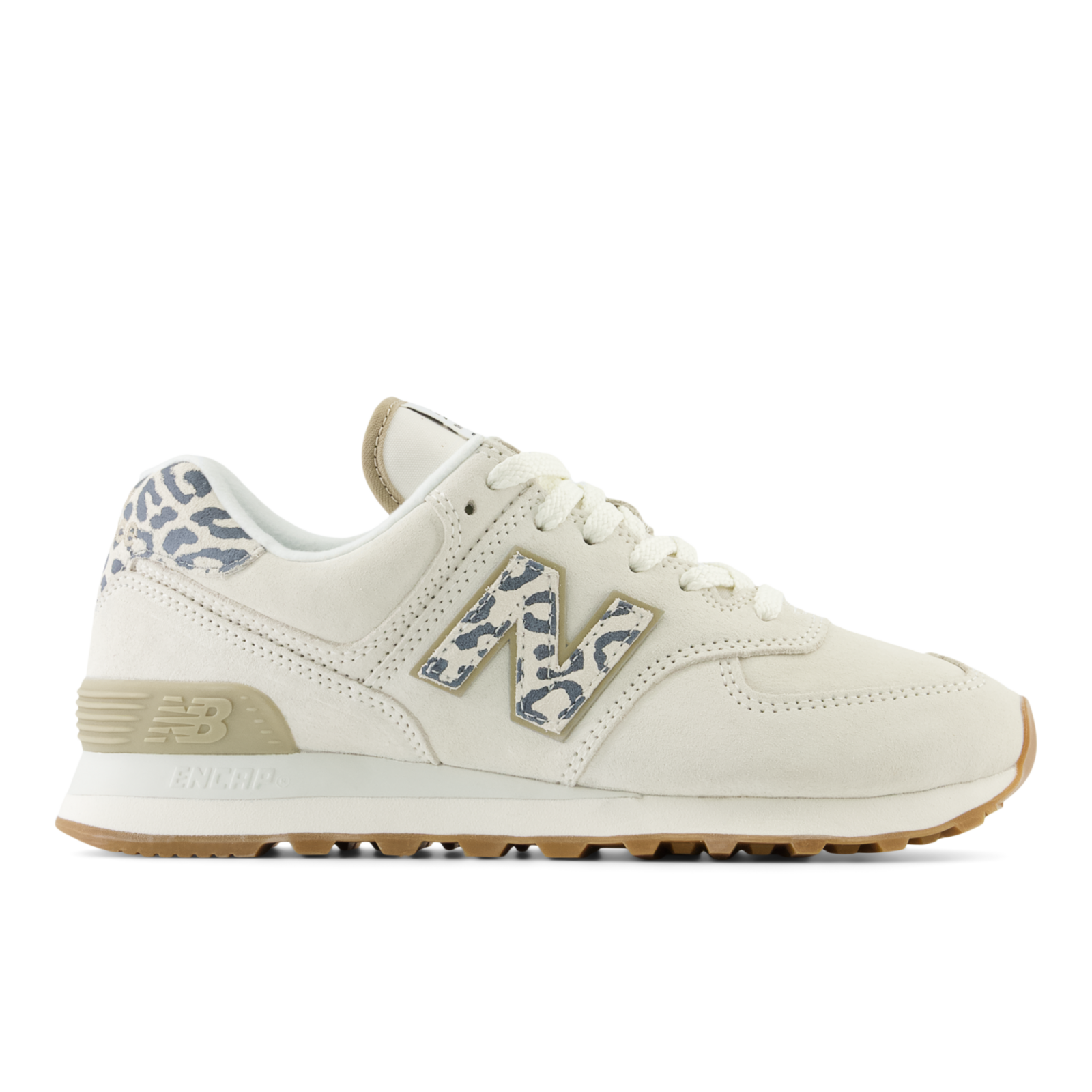 New Balance W 574 Animal Print Freizeitschuhe in BEIGE