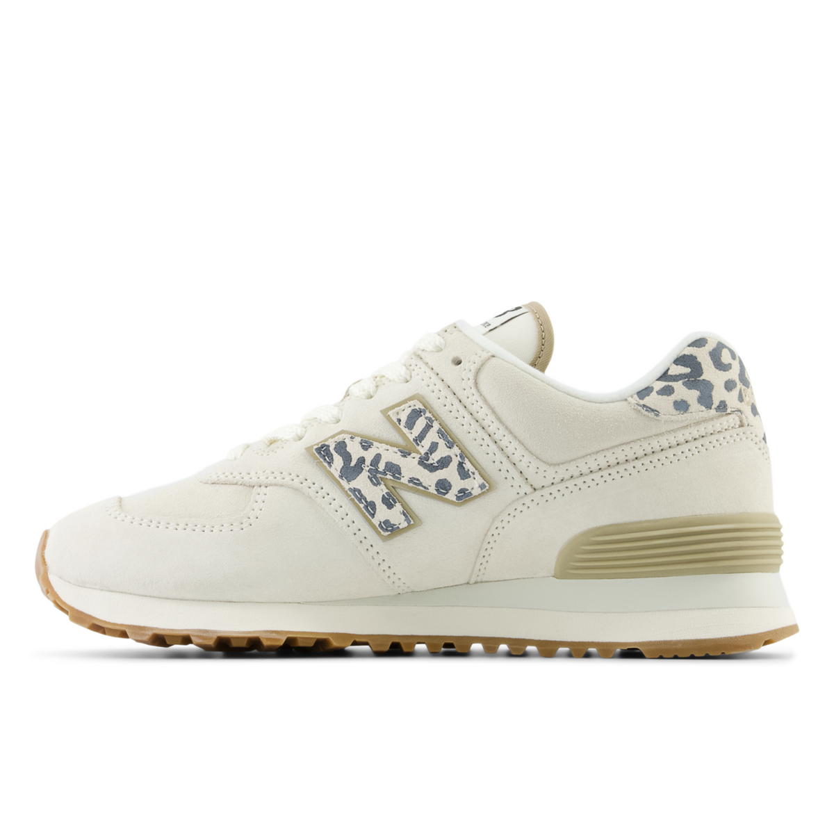 New Balance W 574 Animal Print Freizeitschuhe in BEIGE