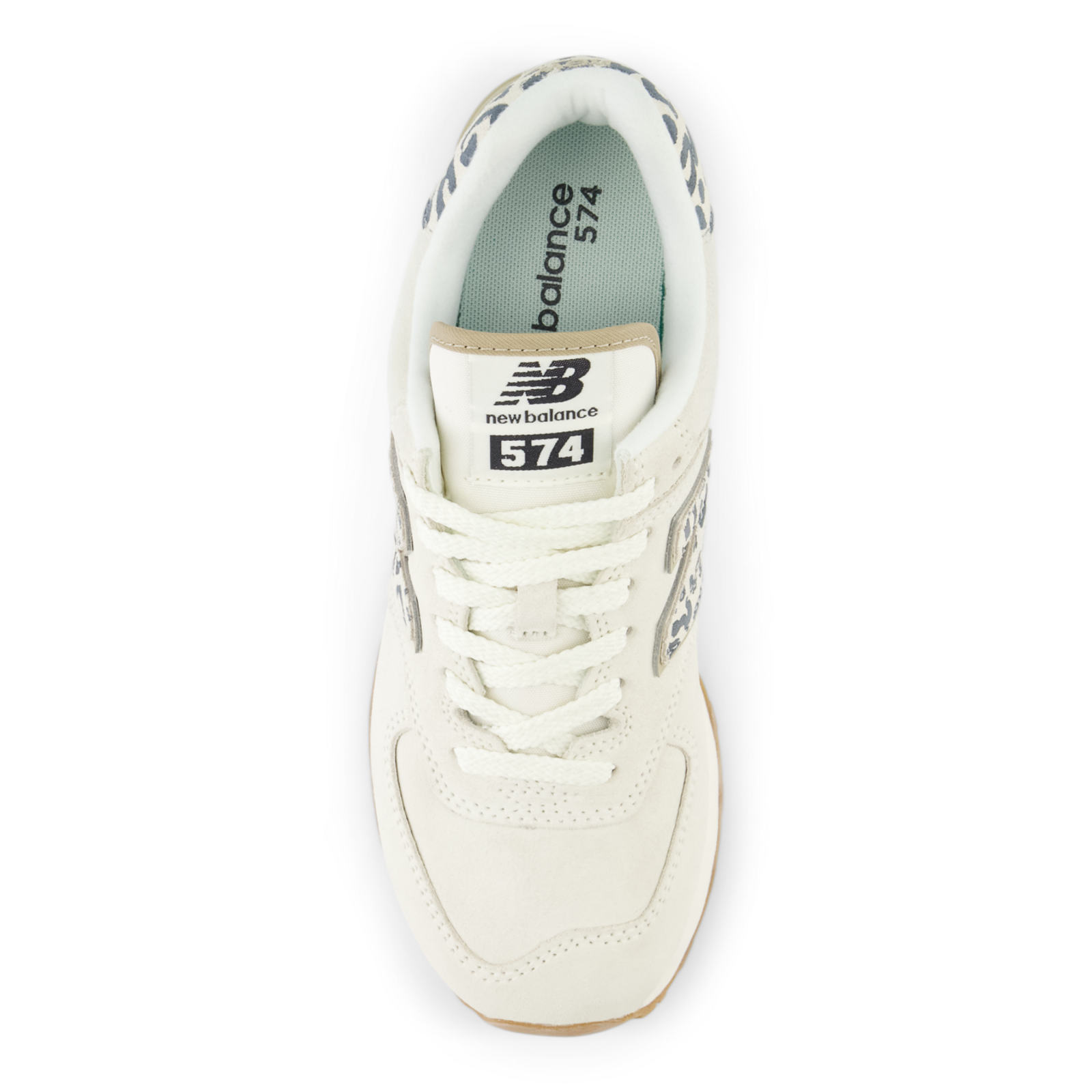 New Balance W 574 Animal Print Freizeitschuhe in BEIGE