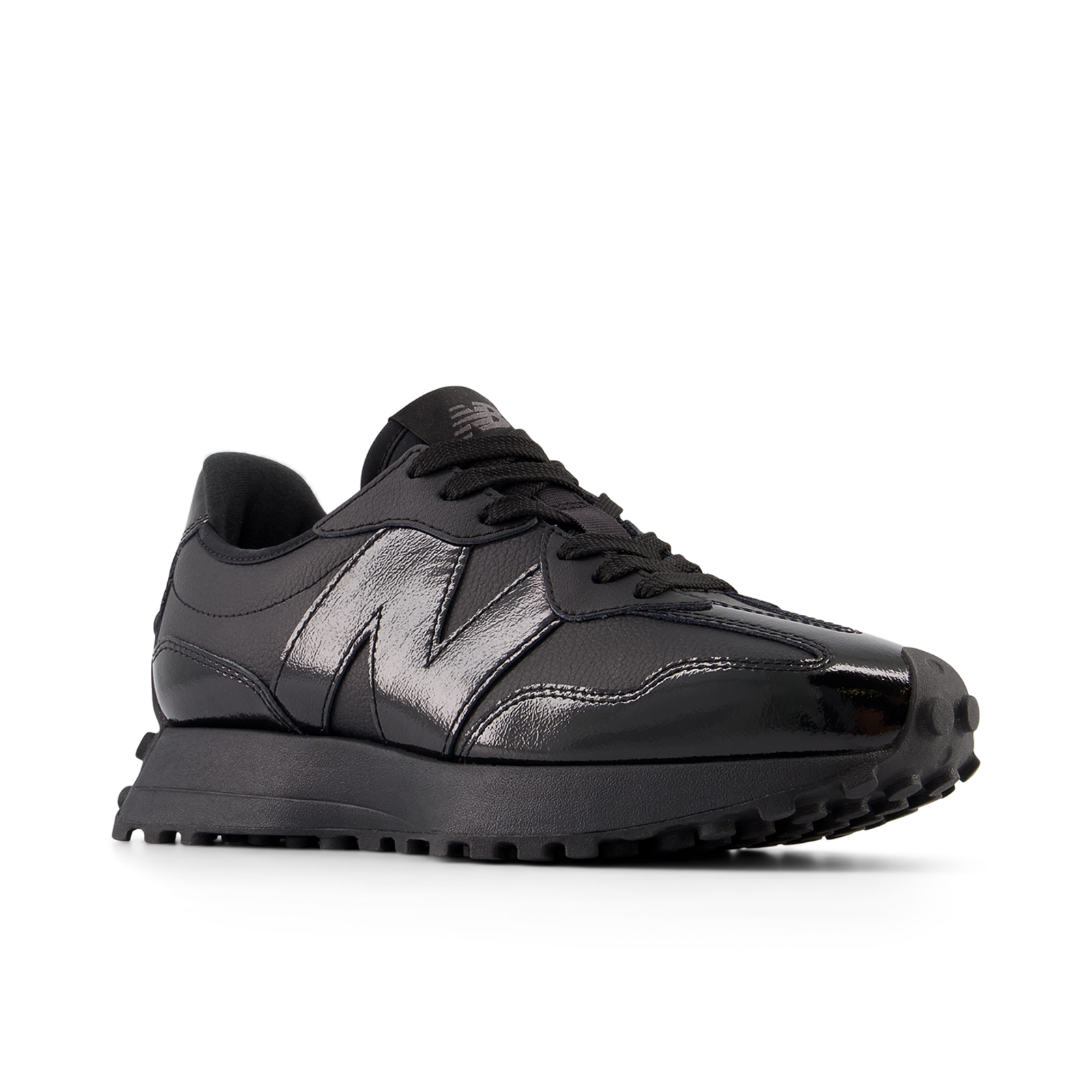 New Balance W 327 Patent Freizeitschuhe in SCHWARZ