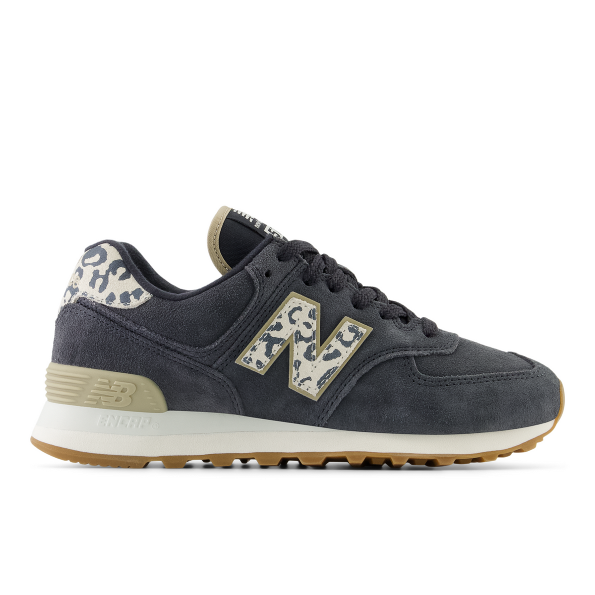 New Balance W 574 Animal Print Freizeitschuhe in GRAU