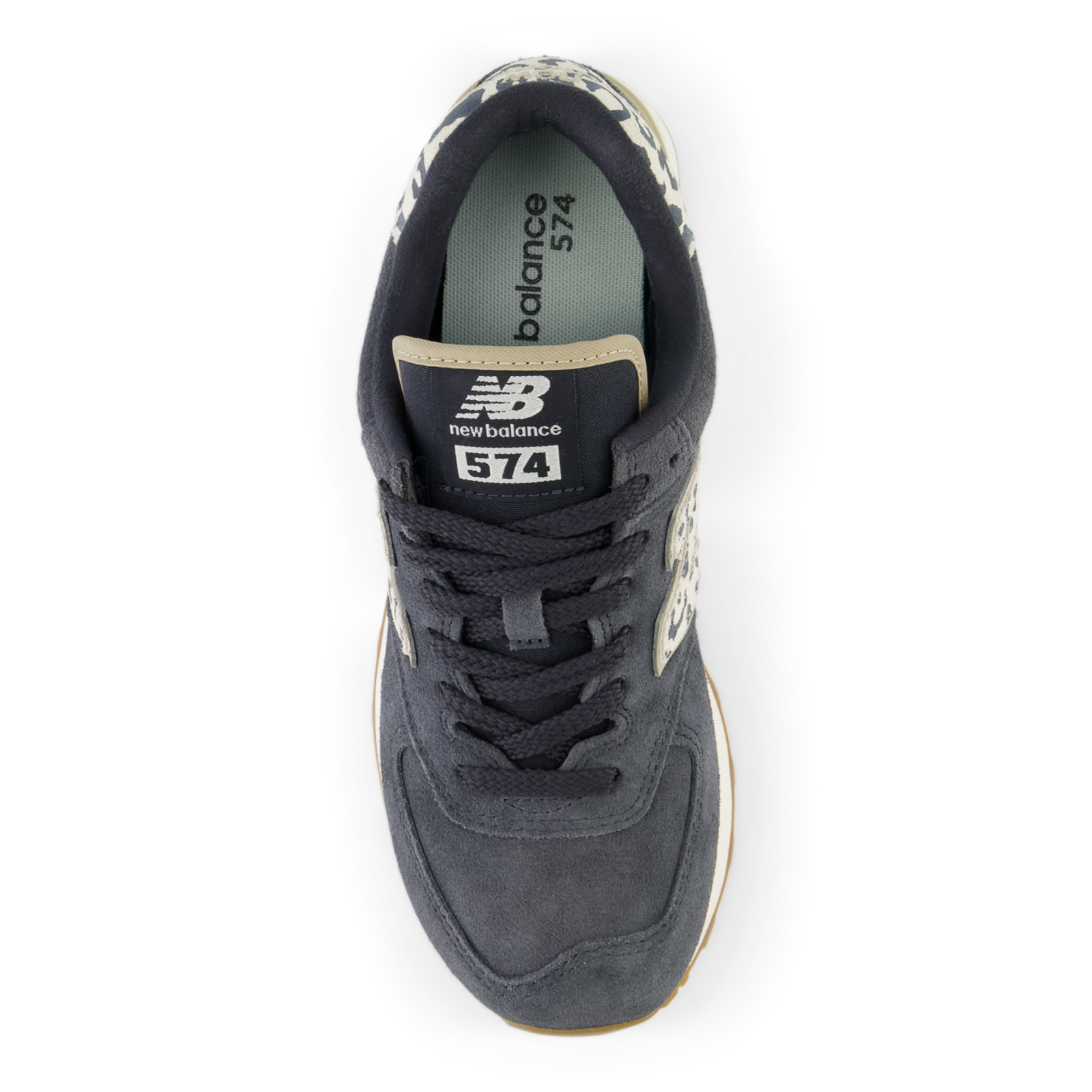 New Balance W 574 Animal Print Freizeitschuhe in GRAU