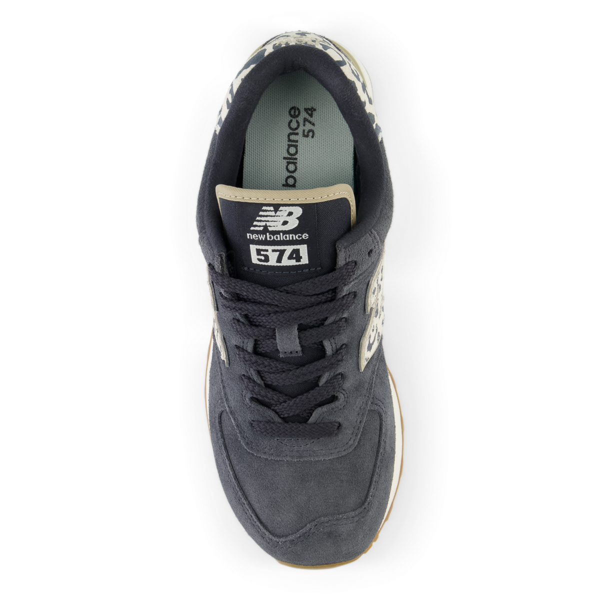 New Balance W 574 Animal Print Freizeitschuhe in GRAU