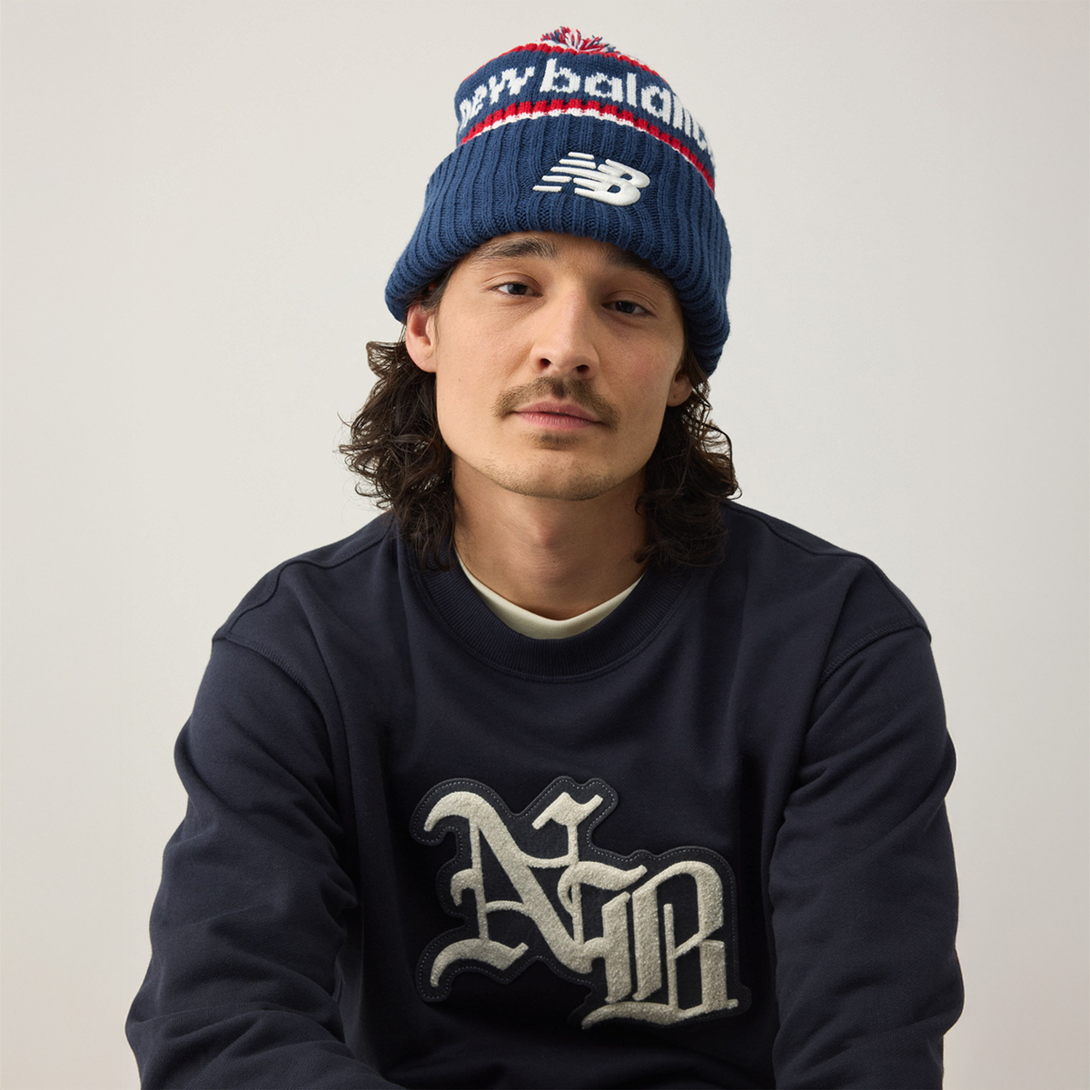 New Balance 47 Acrylic Cuff Knit in MEHRFARBIG