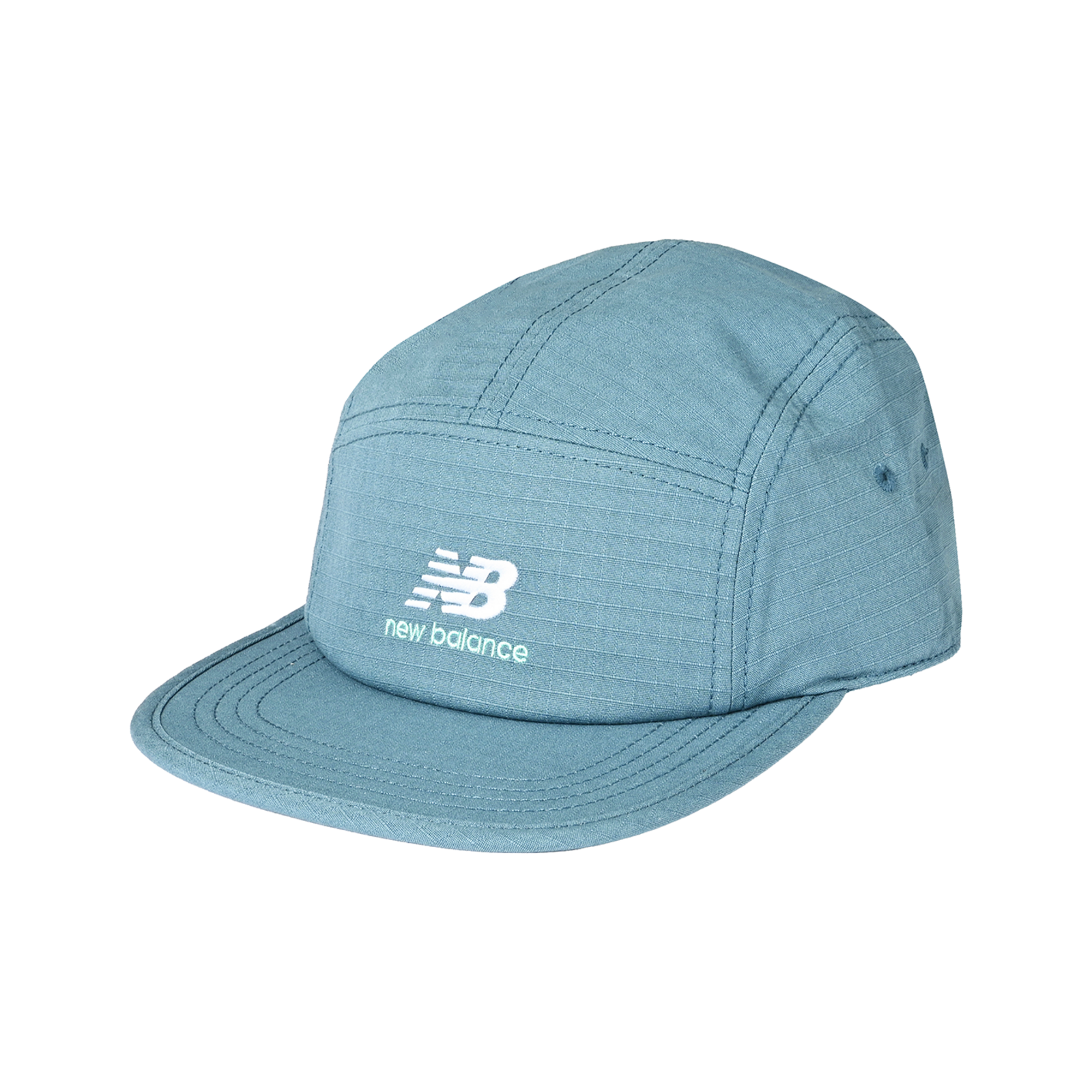 New Balance 5 Panel Camper Stacked in BLAU