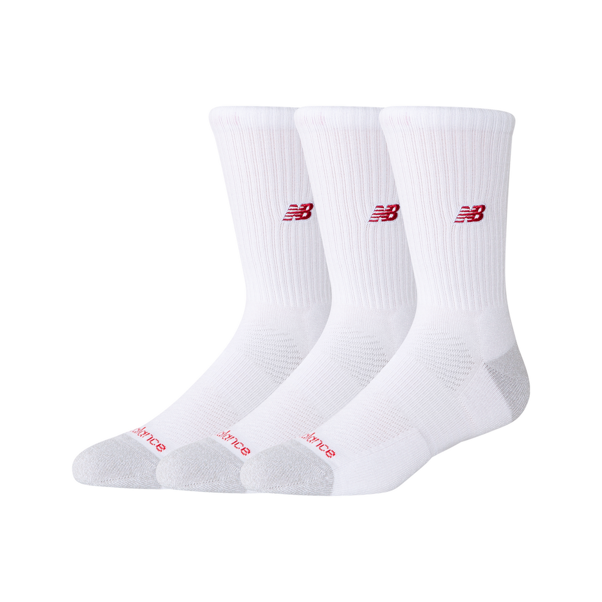 New Balance Active Premium Crew 3 Pack in WEISS