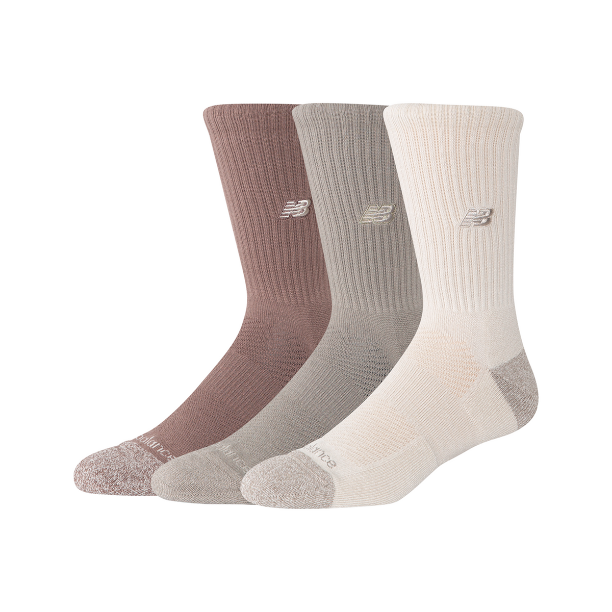 New Balance Active Premium Crew 3 Pack in MEHRFARBIG