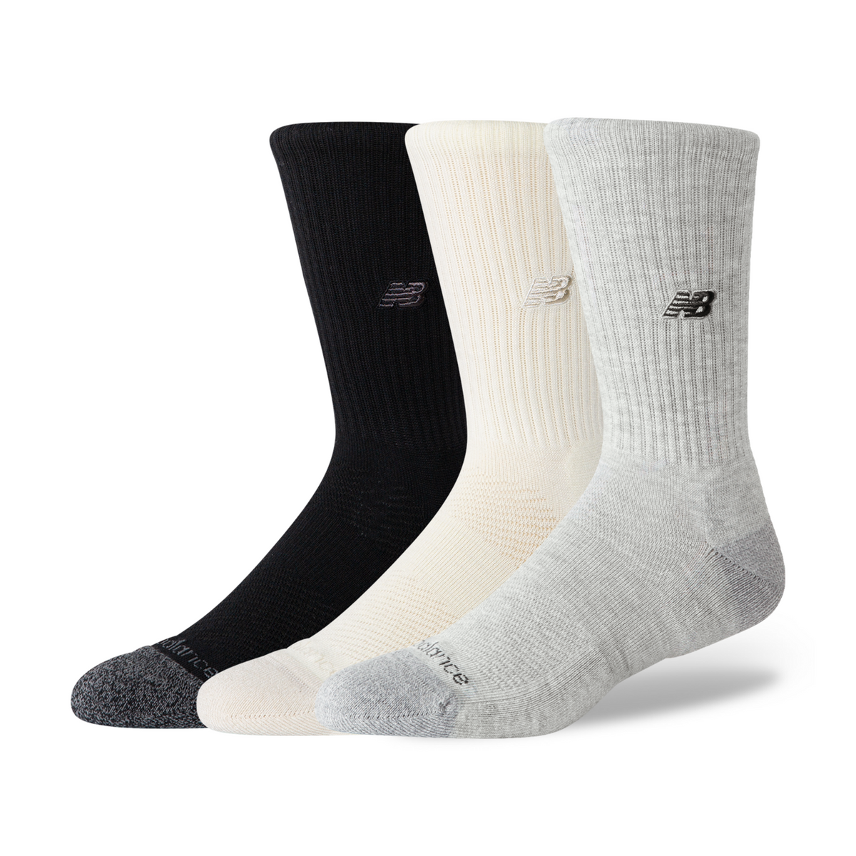 New Balance Active Premium Crew 3 Pack in MEHRFARBIG