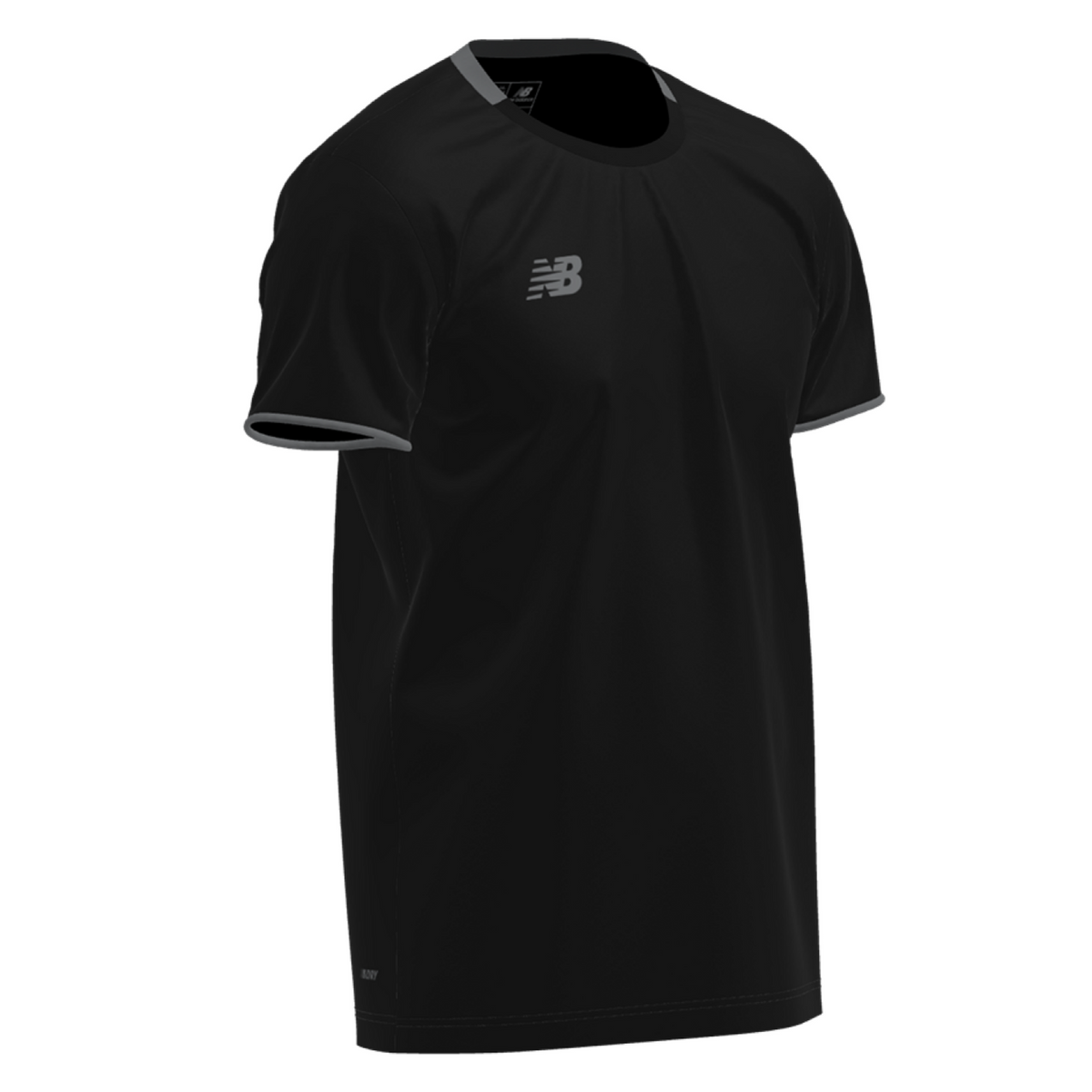 New Balance Y TW Kit Sprint SS Jersey in SCHWARZ
