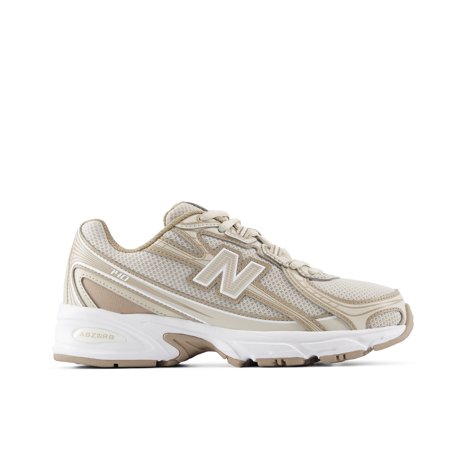 New Balance G740543 - 740 Lace in BEIGE
