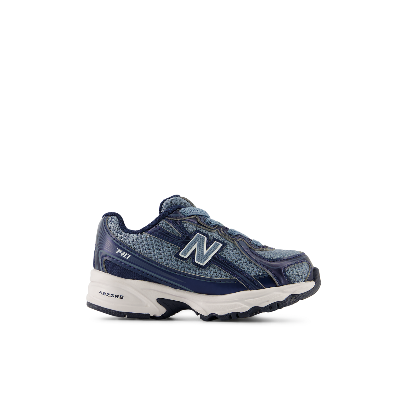 New Balance 740 Bungee Lace in BLAU