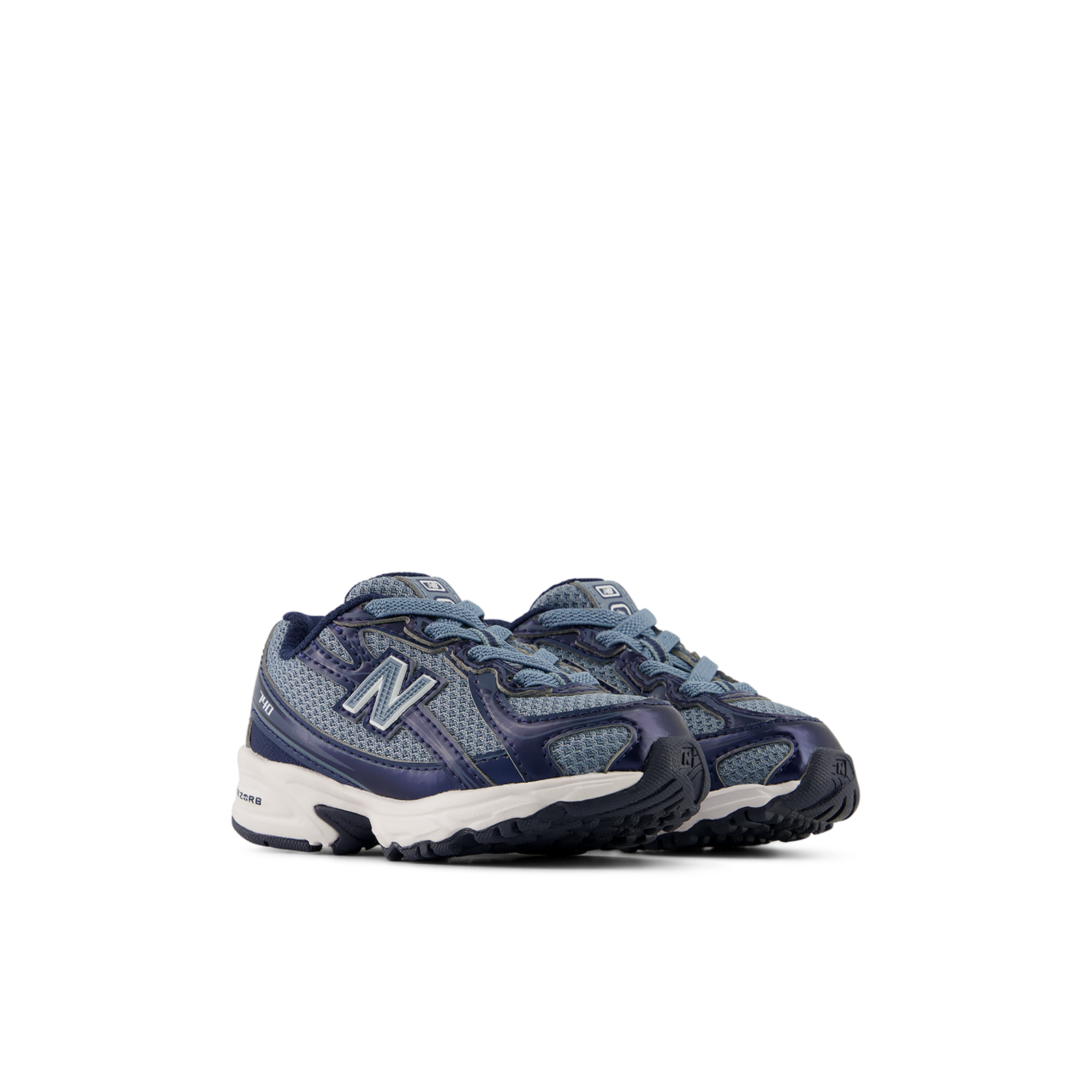 New Balance 740 Bungee Lace in BLAU